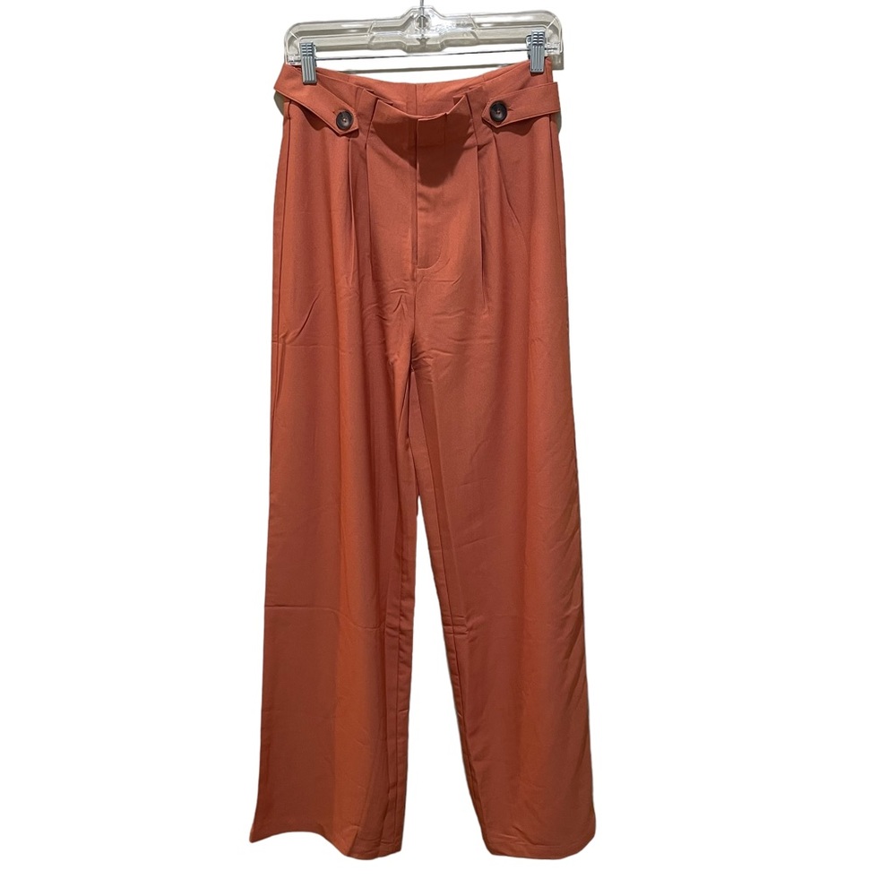 Lascana Wide Leg Pants Burnt Orange Size 4